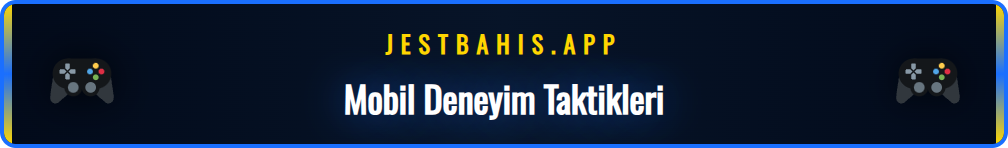Jestbahis mobil uygulama erişimini gösteren akıllı telefon ekranı.