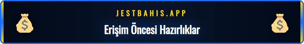 Jestbahis güncel giriş linki için yapılması gereken ayarlar ekranı.