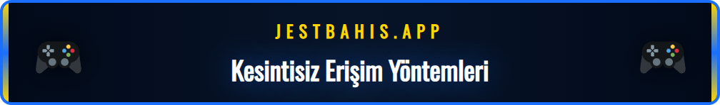 Jestbahis mobil giriş ve masaüstü erişim yöntemlerini gösteren bir ekran.