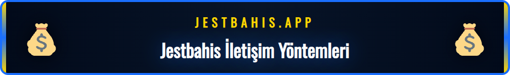 Jestbahis iletişim seçeneklerini gösteren infografik, canlı destek ikonu.