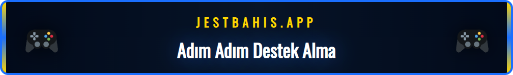 Jestbahis mobil iletişim arayüzünde destek talebi oluşturan bir kullanıcı.