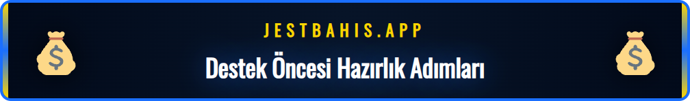 Jestbahis destek ekibine bağlanmadan önce not alan bir kullanıcı.